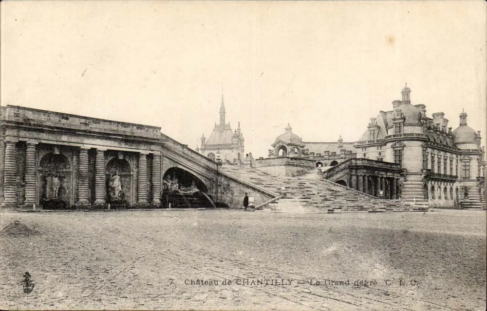 Castelo de Chantilly — O Grande grau — C.L.C. - Frente