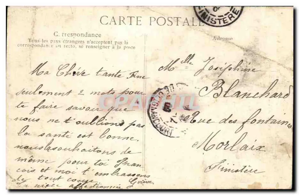 PARIS — La Rue des Pyramides und die Butte-Montmartre — Verlag nicht sichtbar - Rückseite