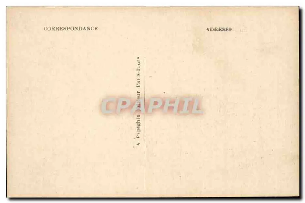Paris — Die Avenue des Champs-Élysées und die Pferde von Marly — A.P. - Rückseite