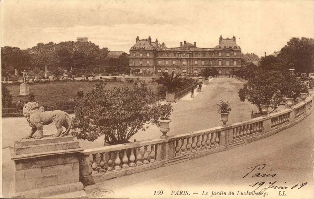 Paris — Ansicht des Luxembourg-Gartens — LL, n° 159 - Vorderseite