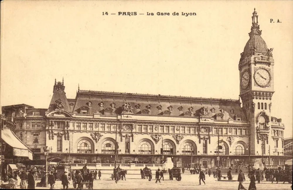 Parijs — De Station de Lyon — P.A. n°14 - Voorkant