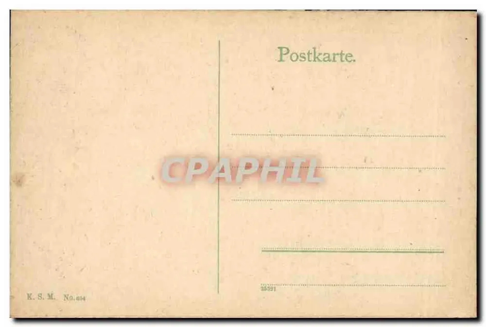 Mainz — Panoramablick und Denkmäler — K.S.M. Nr. 884 - Rückseite