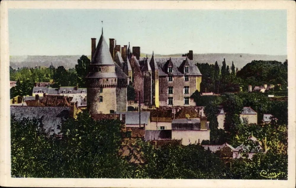 Castelo de Langeais — Loir-et-Cher — editor Combier & Macon, número de série não visível - Frente