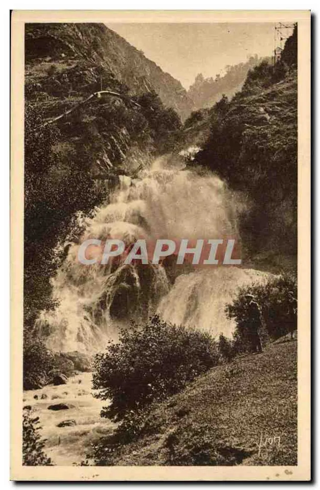 Cascade de la Sarennes — Le Bourg d'Oisans (Isère) — Les Éditions d'Art Yvon, Paris - Vorderseite