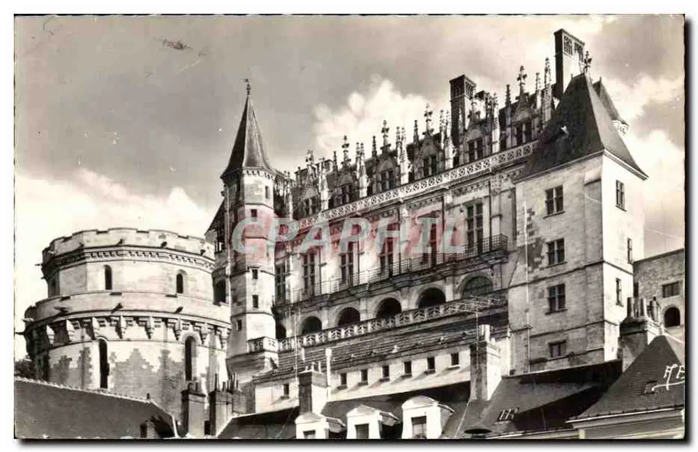 Amboise — Castelo, fachada Norte — Edições d'Art AP, Colbert - Frente