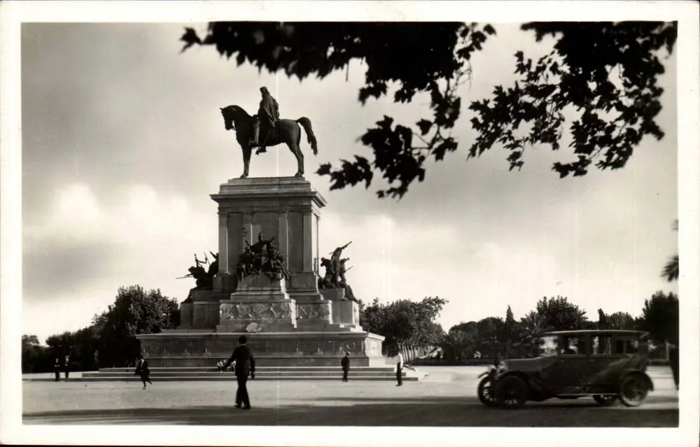 Denkmal für Garibaldi in Rom — Verlag Foto Sam, Nr. 4514.6 - Vorderseite