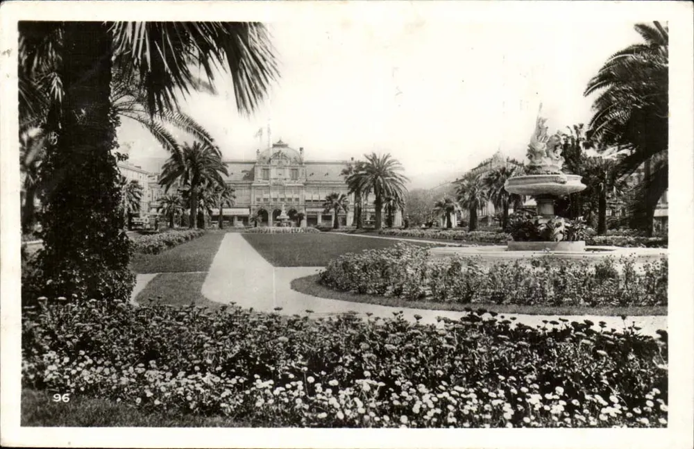 Nice — Casino e Jardins — L. Gillata e Cie, Fot. - Frente