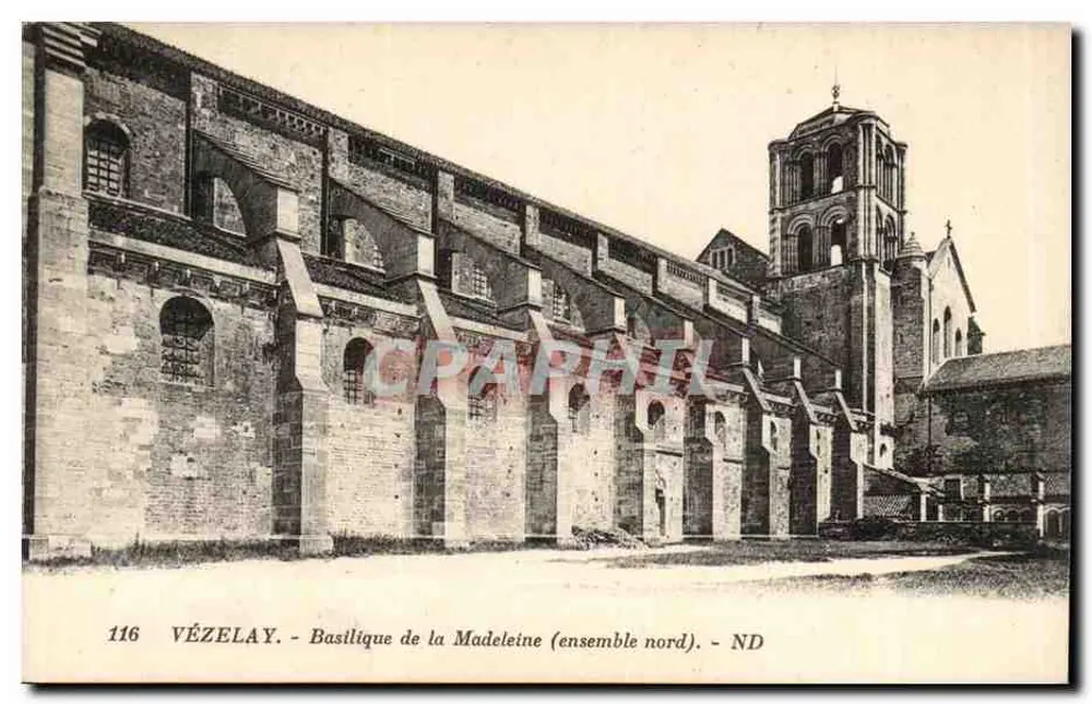 Vézelay - Basílica de Santa Madeleine (conjunto norte) - Frente