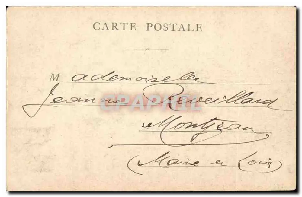 Paris — Avenida da Ópera — editor não identificado - Verso