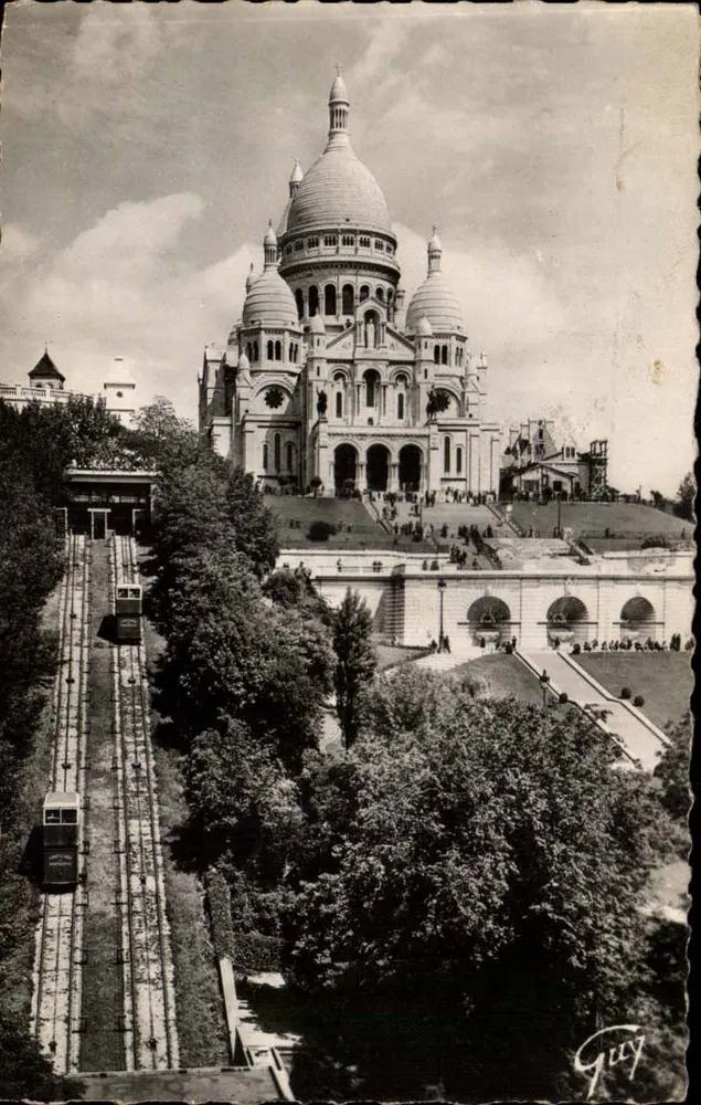Basilika des Heiligen Herzens — Montmartre — Verlag André Leconte, Nr. 38 - Vorderseite