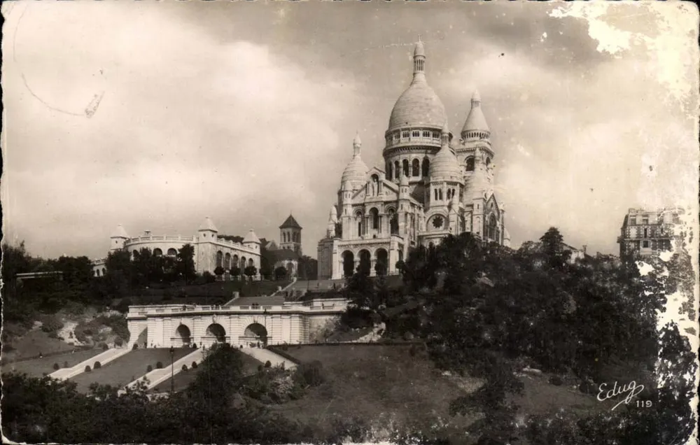 Paris - Der Sacré-Cœur — Verlag Edug, Nr. 119 - Vorderseite