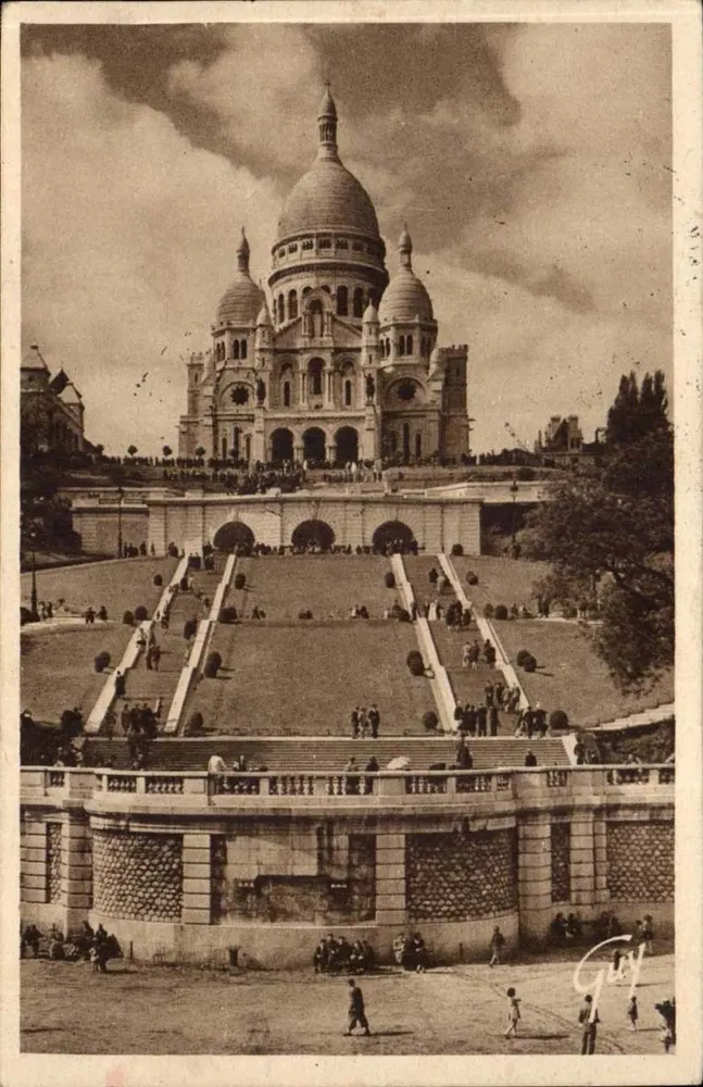 Basilika des Heiligen Herzens — Montmartre — Guy, n°1017 - Vorderseite