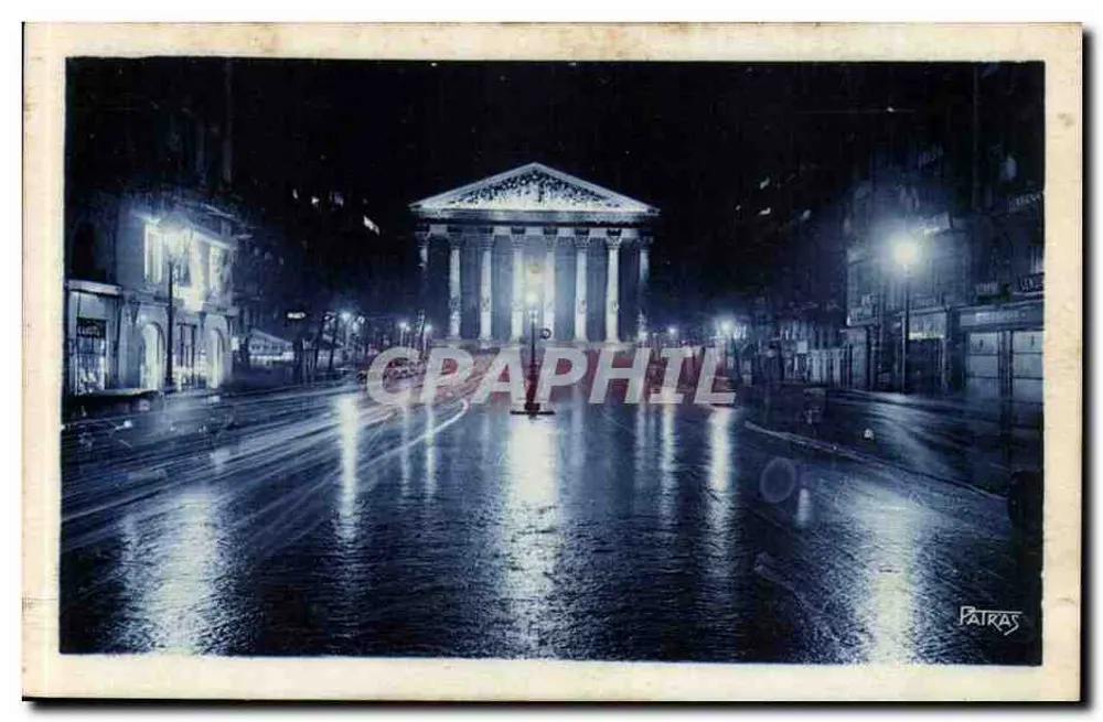 Paris à Noite — Iluminações da Rue Royale e da Madeleine — editor Acorozzi, n°31 - Frente
