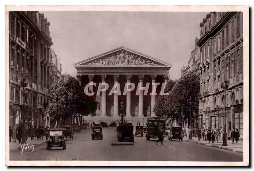 Das Panthéon in Paris — Blick auf den Panthéon-Platz — Verlag Yvon, Seriennummer nicht sichtbar - Vorderseite