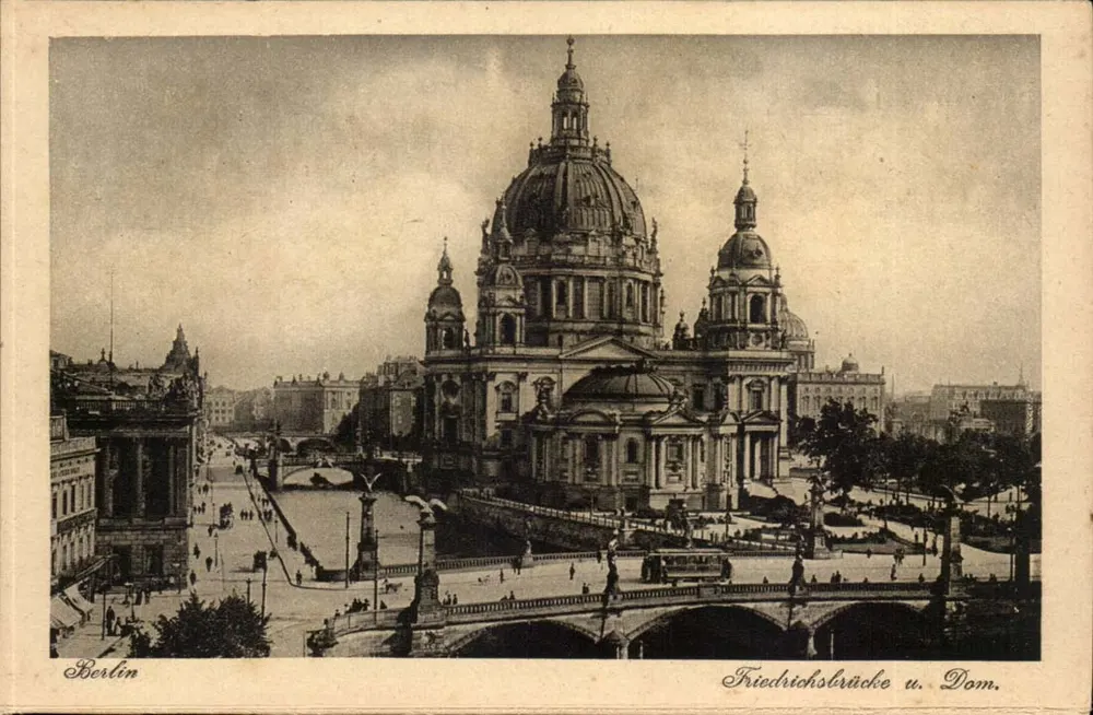 Berlin — Friedrichsbrücke und Dom — J. W. B. Rembrandt Nr. 67 - Vorderseite