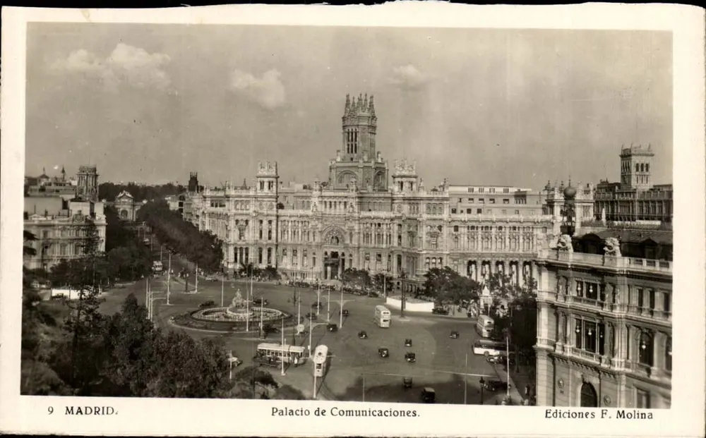 Madrid — Palacio de Comunicaciones — Ediciones F. Molina - Vorderseite