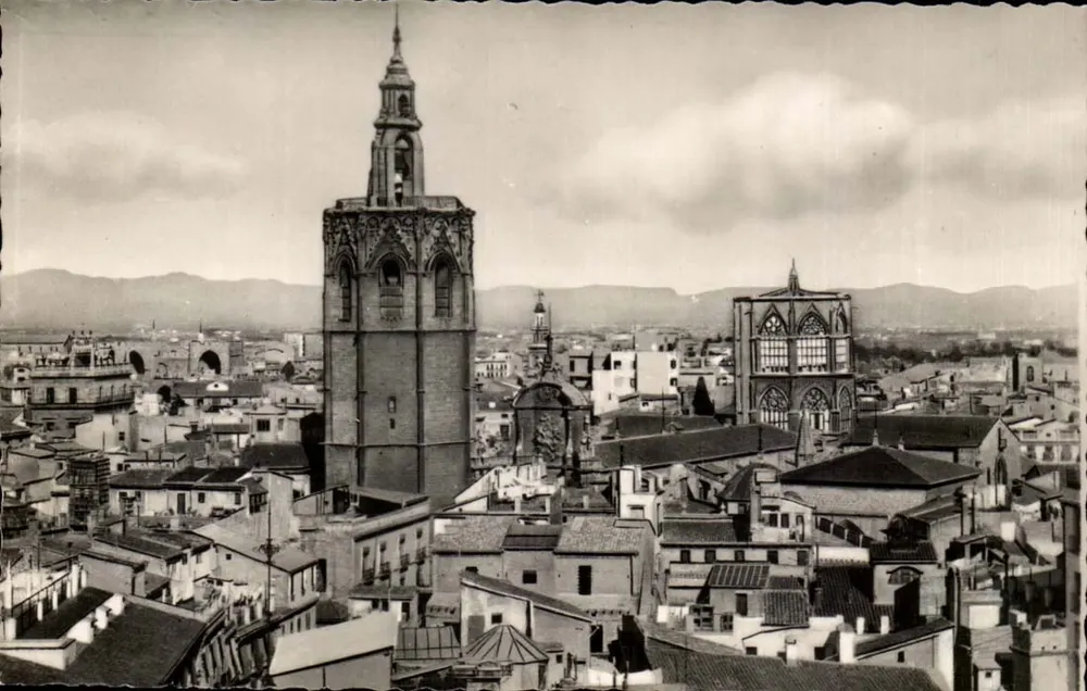 Valence - Allgemeiner Blick - Miguelete - Panoramablick - JDP - Vorderseite