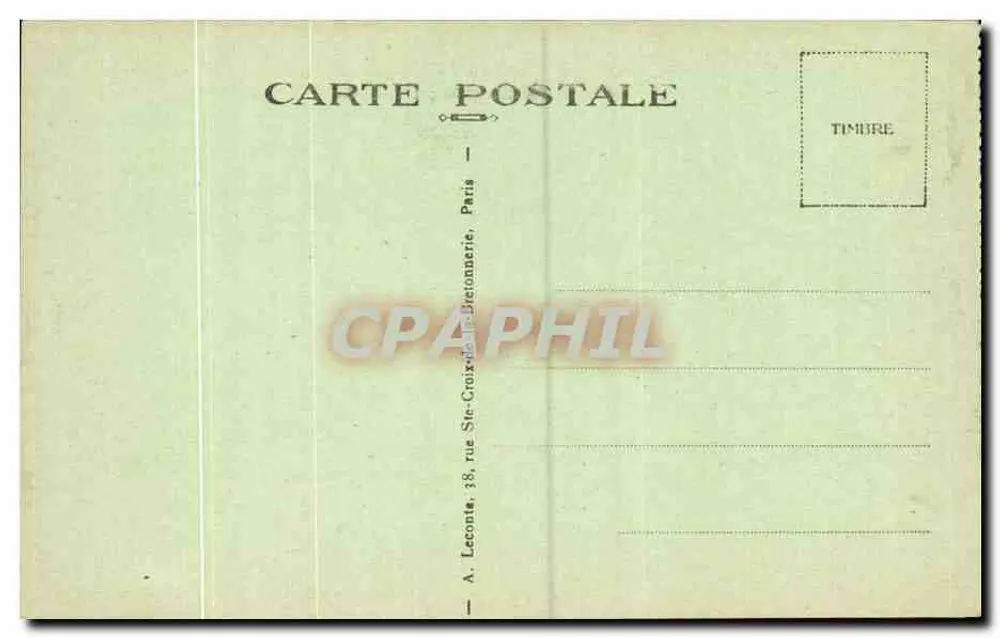 Versailles — Der Park — Bassin des Drachen an einem Tag der Grandes Eaux — A. L. - Rückseite