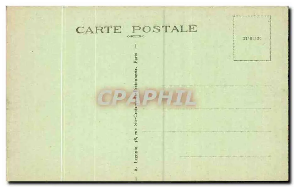 Versailles — Schloss des Großen Trianon — Der Pergola und die Gärten — A. L. - Rückseite