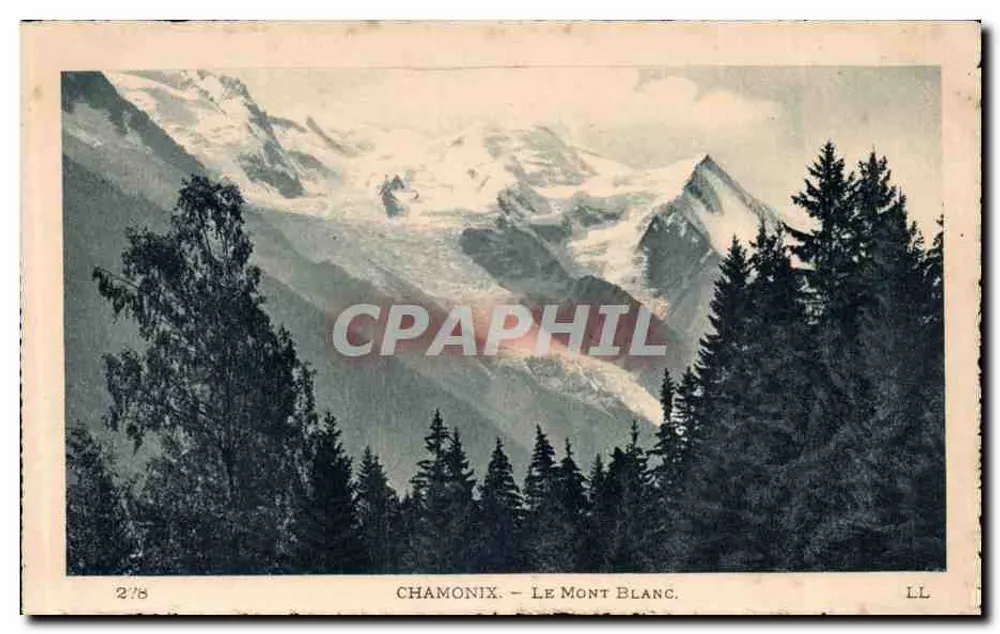 Chamonix — O Mont Blanc — LL - Frente