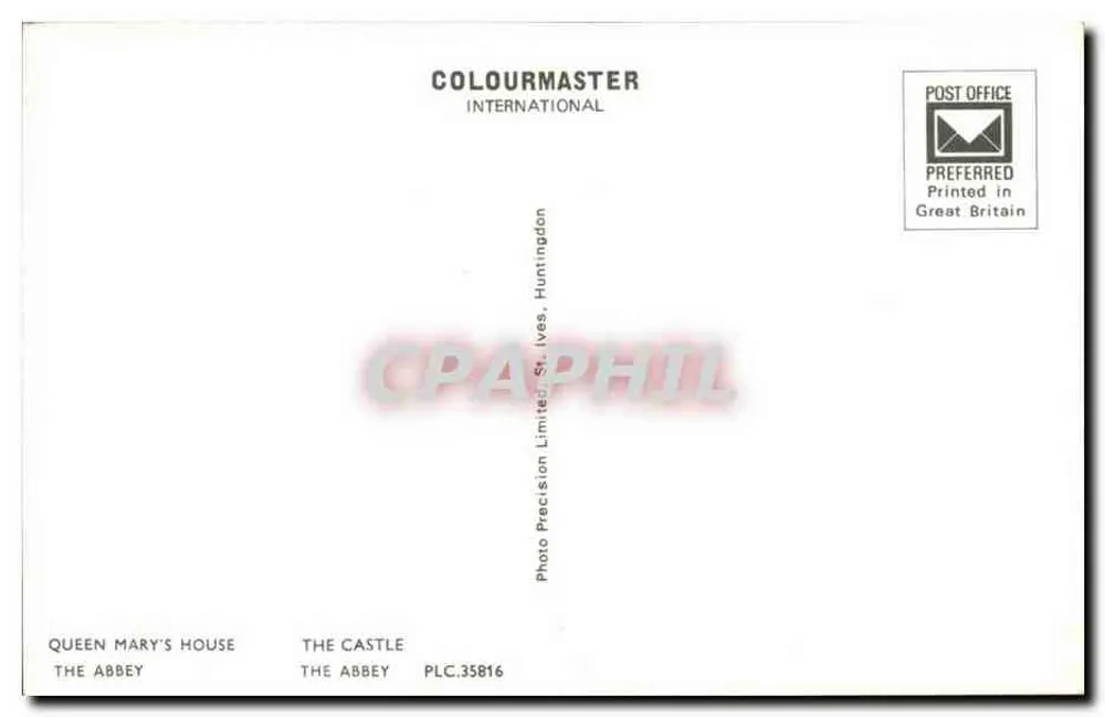 Jedburgh — A Double Scotch — Colourmaster International - Rückseite