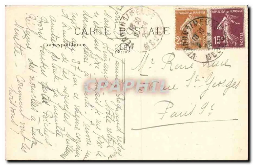 Verdun — Seine Ruinen — Foto Verdun Nr. 20 - Rückseite