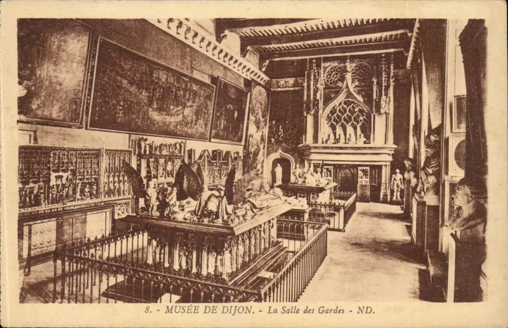Museu de Dijon — A Sala dos Guardas — ND. - Frente