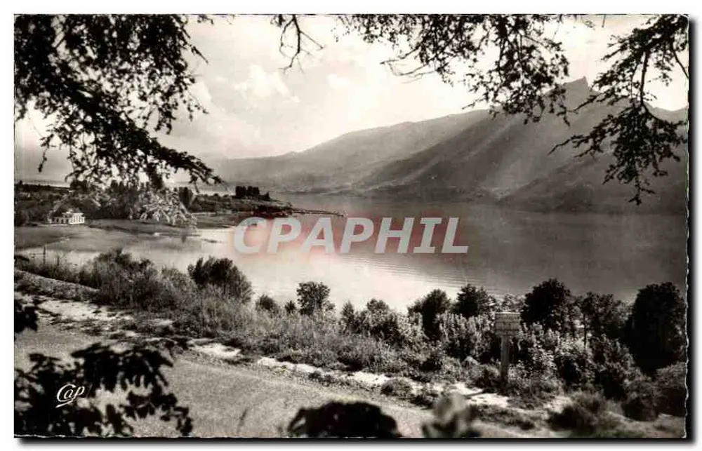Lago de Bourget e a Dent du Chat — Aix-les-Bains (159) — Réal-Photo - Frente