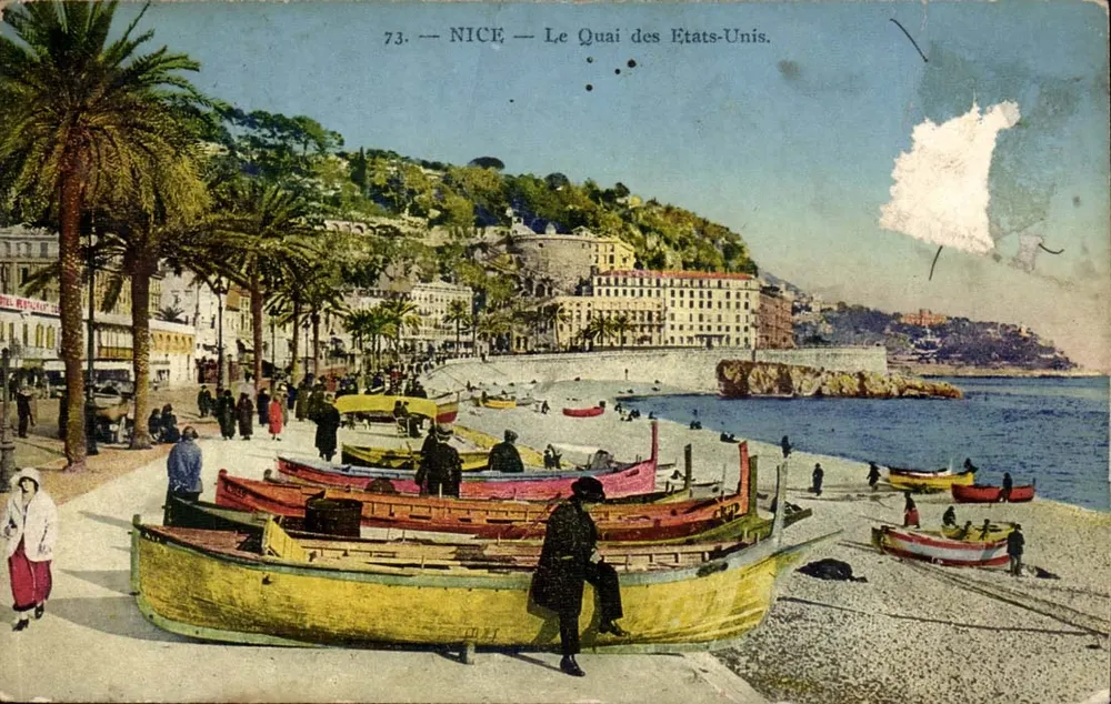NICE — O Quai dos Estados Unidos — G. Lemaître & Cie, editor n°73 - Frente