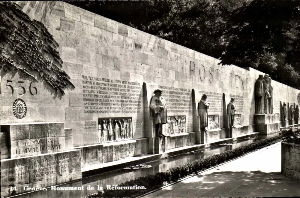 Genebra, Monumento da Reforma — Fot. Sartori, n°14 - Frente