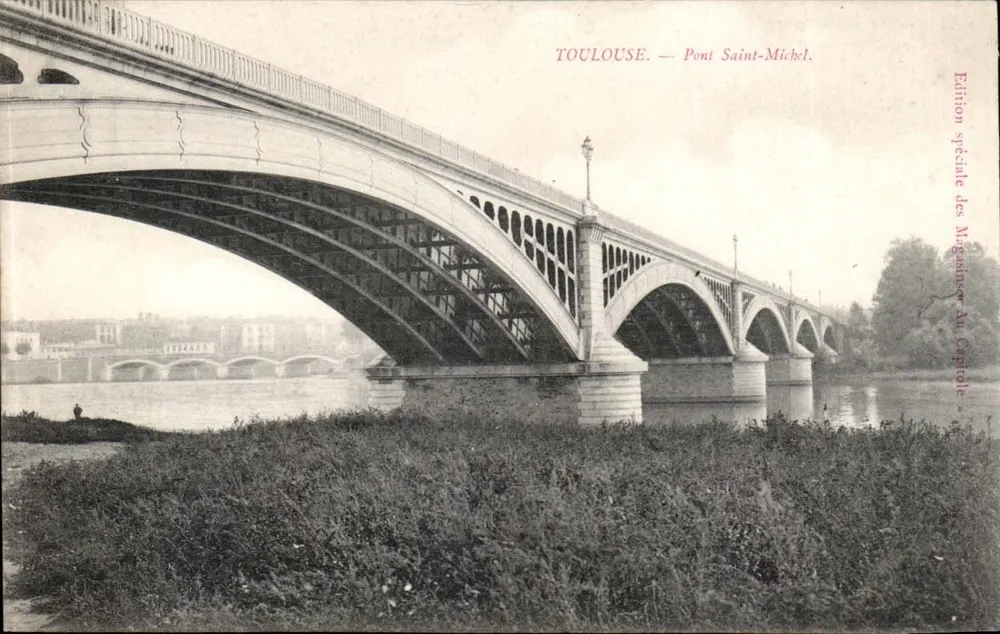 Toulouse — Pont Saint-Michel — Edição especial dos Magasins Au Capitole - Frente