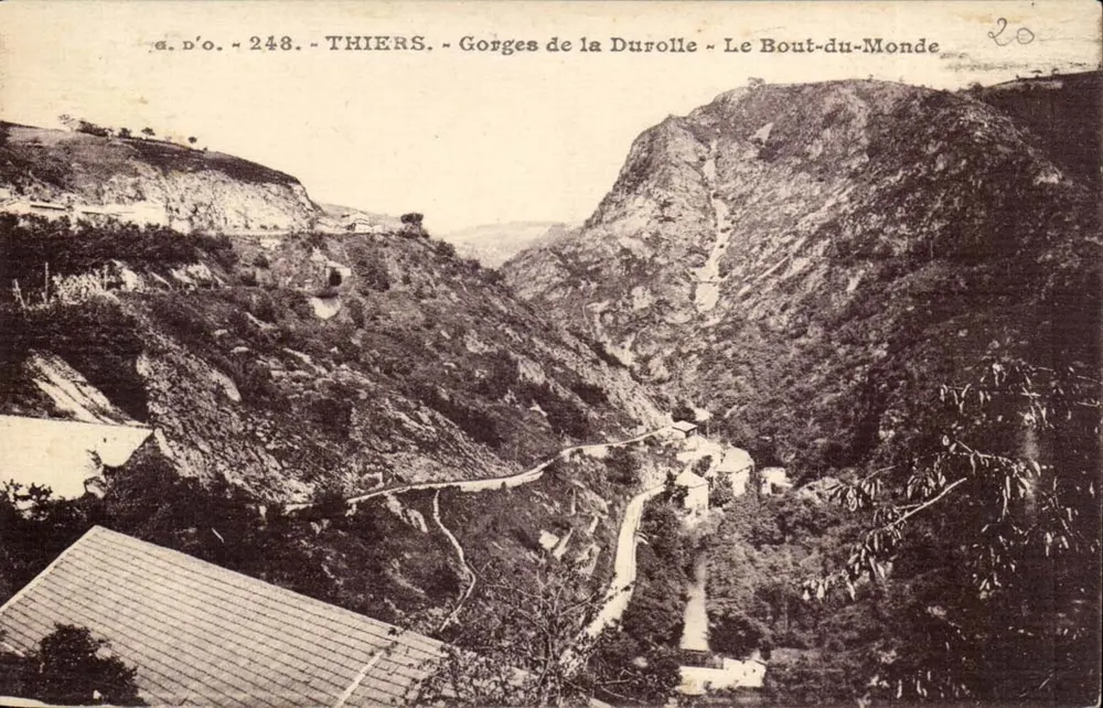 Thiers — Schlucht der Durolle — Le Bout-du-Monde — Verlag e.d.o., n° 248 - Vorderseite