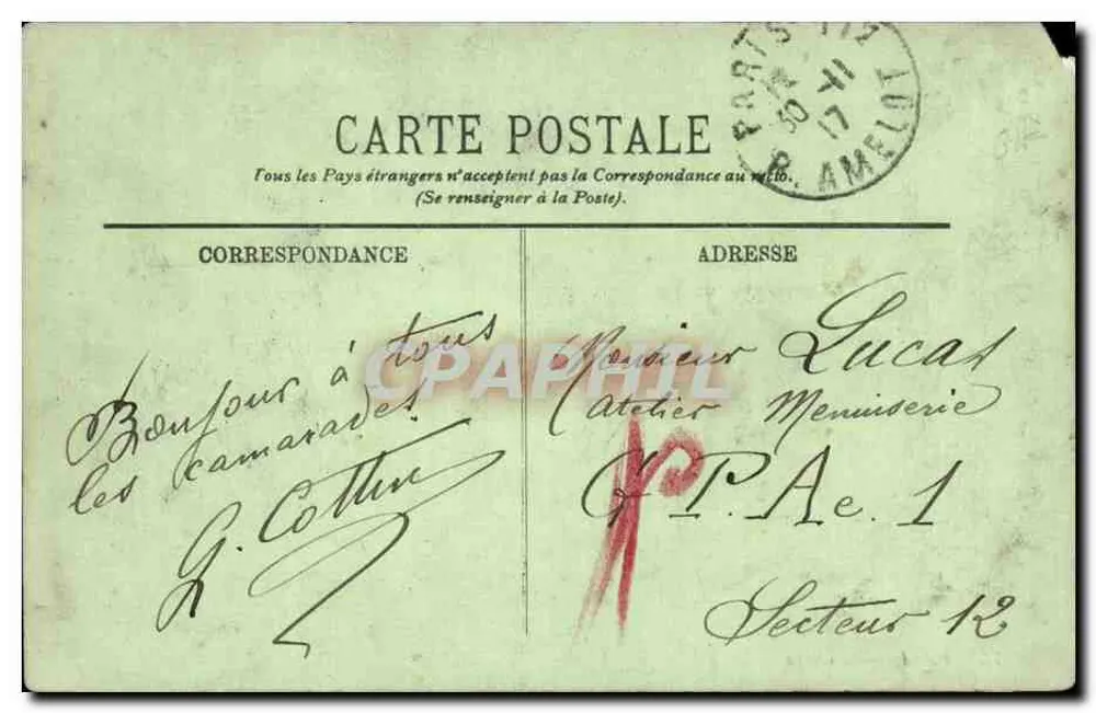 Paris — A Ópera — LL. — n°75 - Verso
