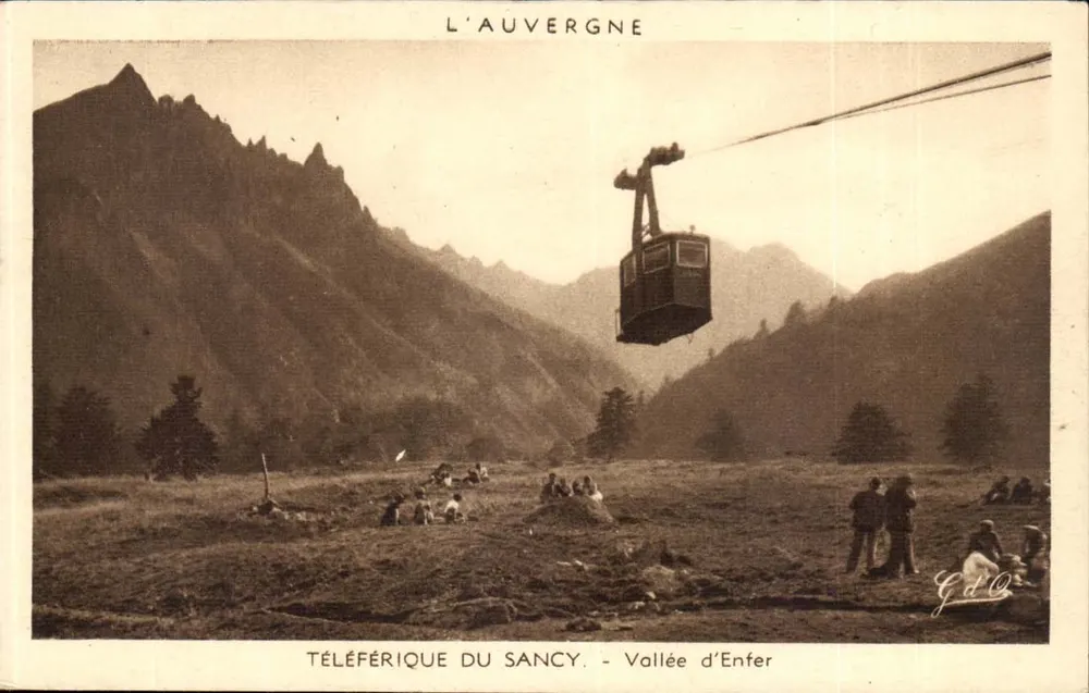 Teleférico do Sancy - Vale do Inferno — A Auvergne, Gd'O - Frente