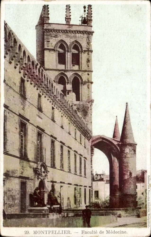 Montpellier — Faculdade de Medicina — Edição das Novas Galerias, Montpellier - Frente