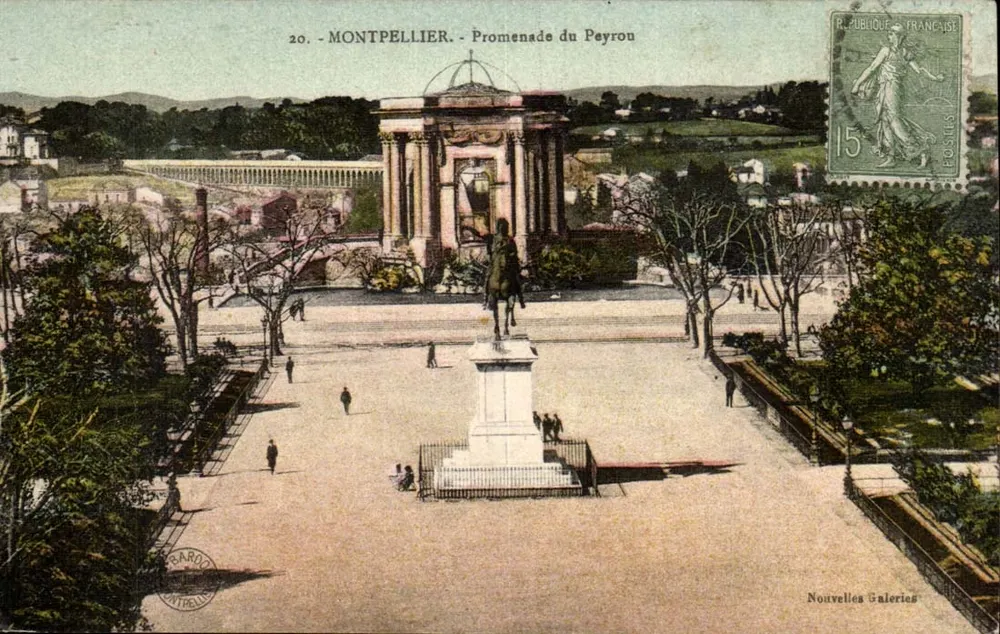 Montpellier - Promenade do Peyron — Novas Galerias, editor Bardon - Frente