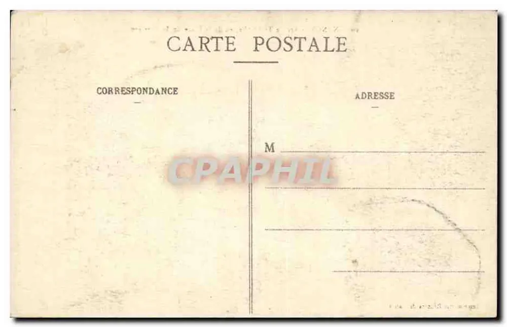 NANCY - Arc de Triomphe, Ansicht von der Place de la Carrière — Imprimeries Réunies de Nancy, n°40 - Rückseite