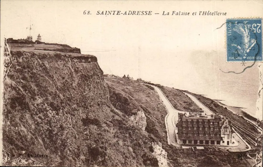Sainte-Adresse — Ansicht von La Falzise und dem Hotel — P. Le Mayre, n°68 - Vorderseite