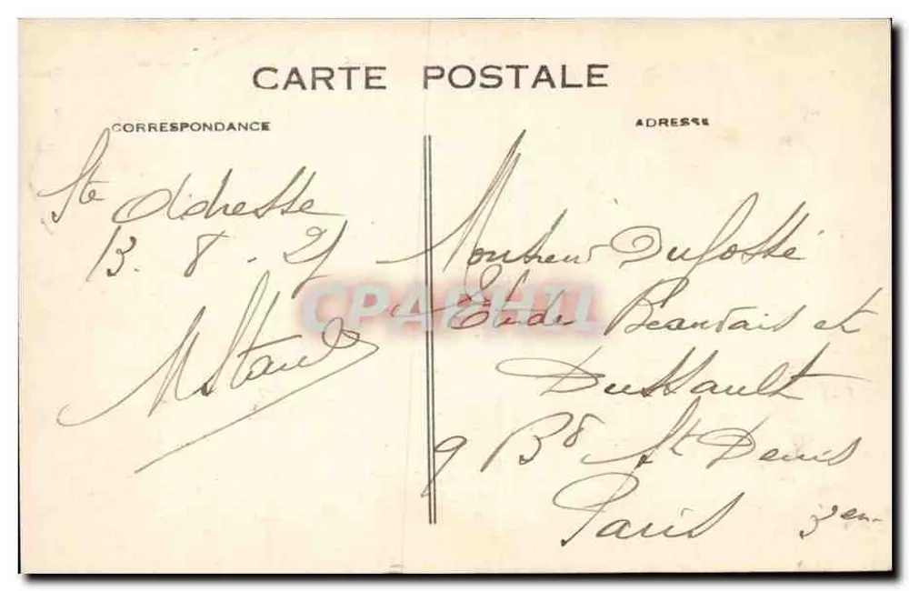 Sainte-Adresse — Ansicht von La Falzise und dem Hotel — P. Le Mayre, n°68 - Rückseite