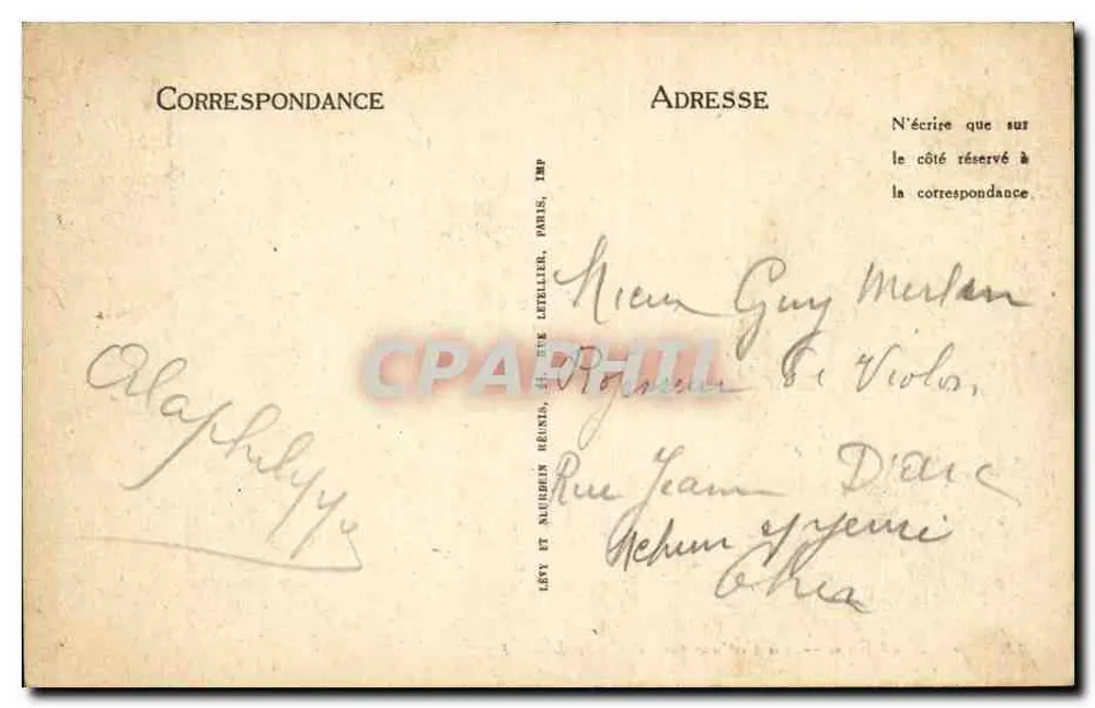 Mantes — A Catedral — A Abside — LL - Verso