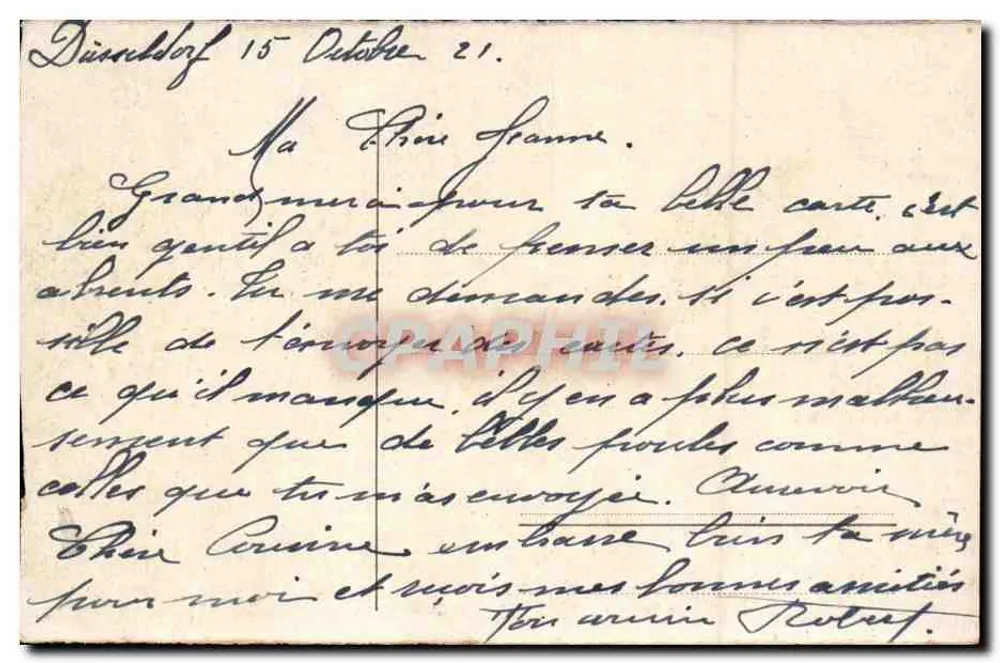 Die Pialz — vista del castello sul Reno — editore non identificato - Verso