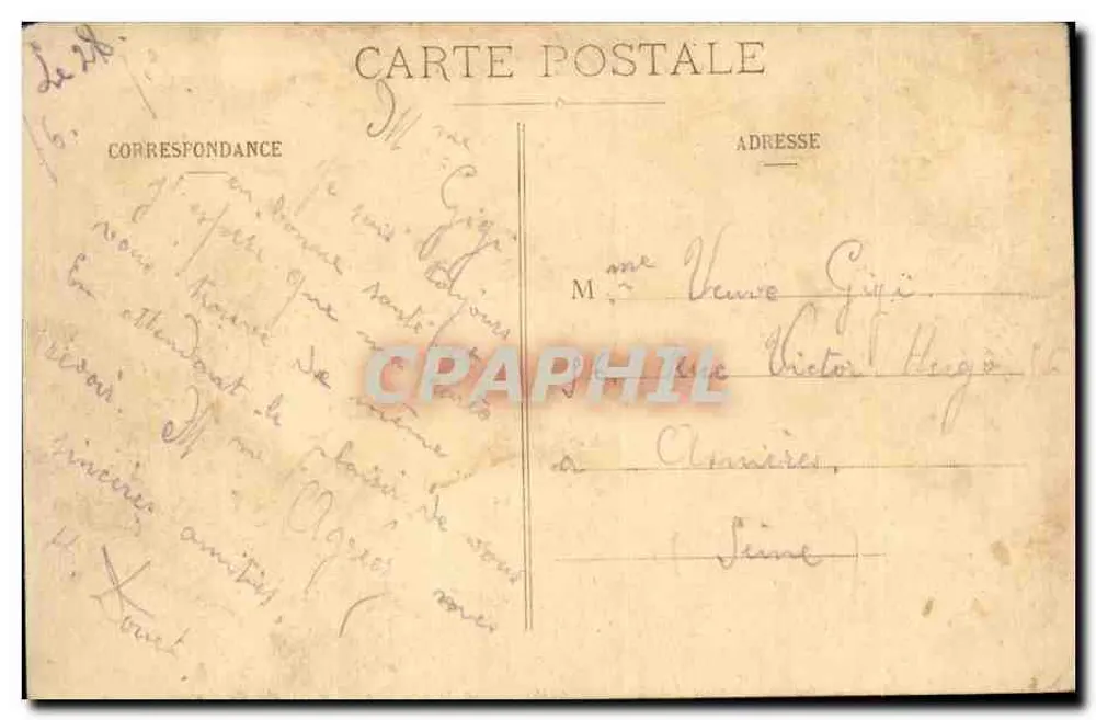 NANCY - Vista geral tirada de Saint-Epvre — Grupo de Francançais Divisionnaires - Verso