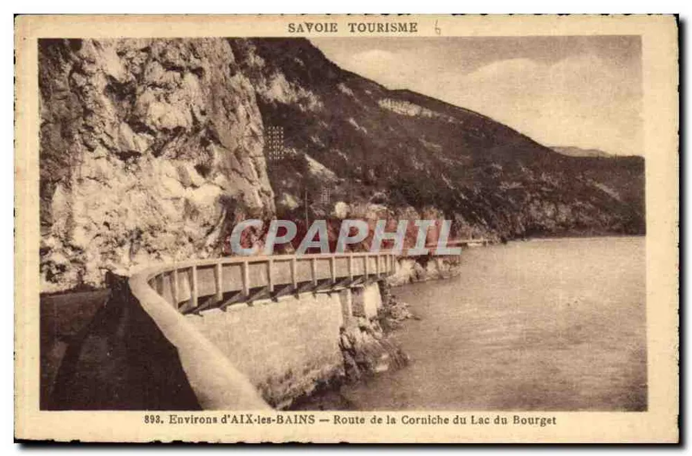 Arredores de AIX-les-BAINS — Estrada da Corniche do Lago de Bourget — Savoie Tourisme 6 - Frente