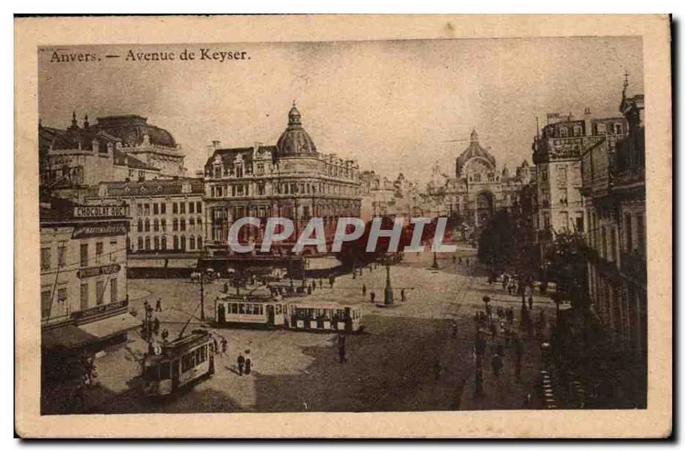 Antwerpen — Avenue de Keyser — anonymer Verlag - Vorderseite