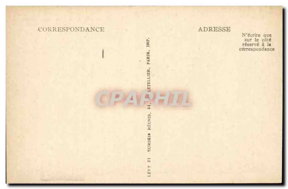 Auxerre — Blick vom Ufer der Yonne — Notices J.D. - Rückseite