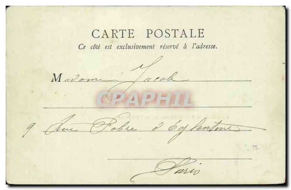 Auxerre — Kathedrale Saint-Germain und das Krankenhaus — Paris, Verlag - Rückseite
