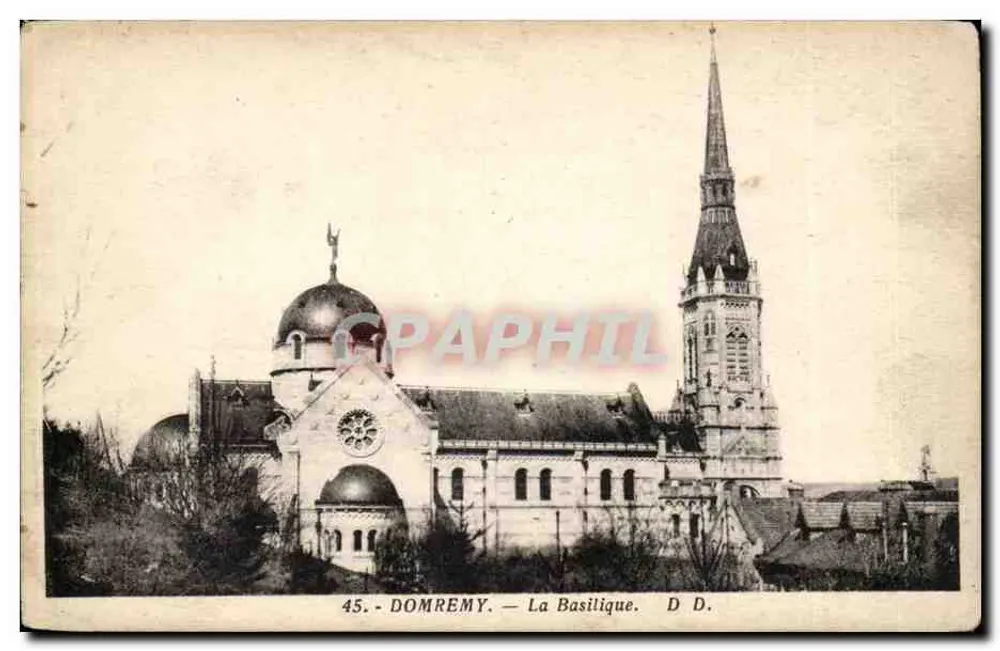 Domrémy — A Basílica — Phototype Daniel Delbocourt, Mirecourt - Frente