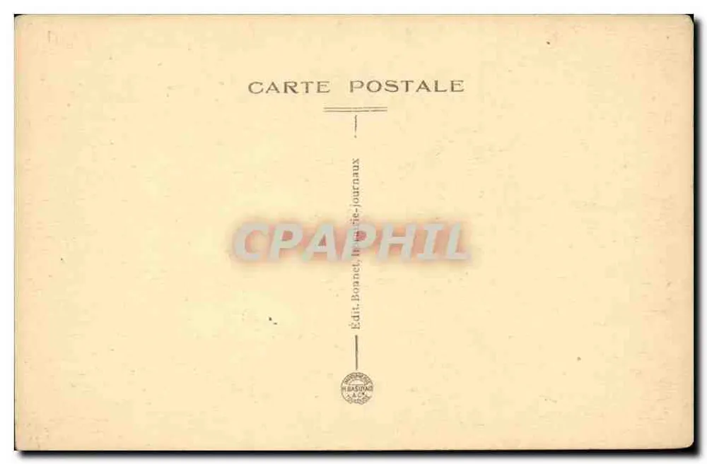 Auxerre — Der Portal der Kirche Saint-Pierre — Verlag Boanet - Rückseite
