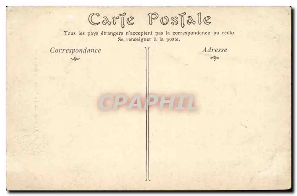 AUXERRE — A Estátua de Paul Bert — ND Bert Phot - Verso
