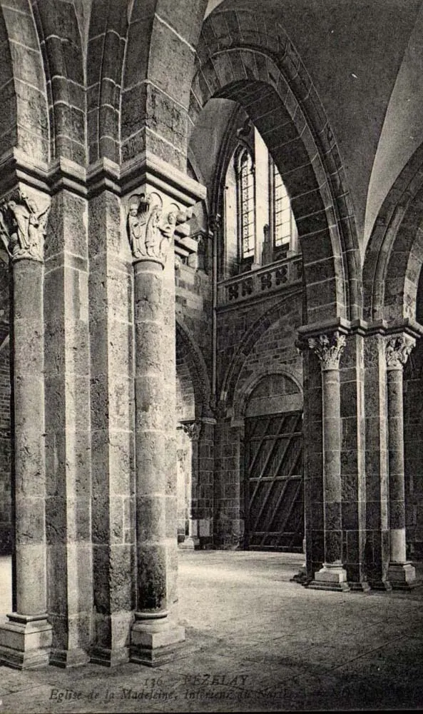 Kirche der Madeleine, Innenansicht des Chors — Pézelay — n° 136 - Vorderseite